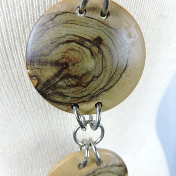 Vintage Wood Medallion Hip Belt Pendulum - Picture 5 of 8